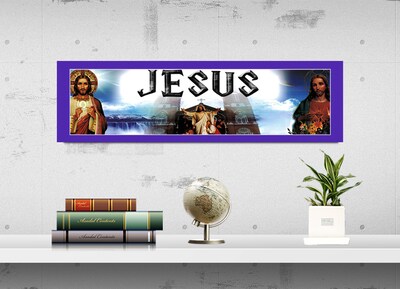 Jesus - Personalized Poster with Your Name, Birthday Banner, Custom Wall Décor, Wall Art - image3